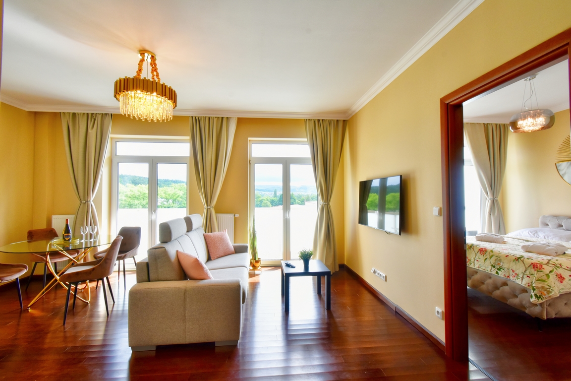 Rezidence Moser Deluxe — apartmán 2 + KK, 52 m², kapacita 4 osob, Rezidence Moser Karlovy Vary